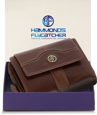 Hammonds Flycatcher Women Formal, Casual, Evening/Party Tan Genuine Leather Wallet(17 Card Slots)
