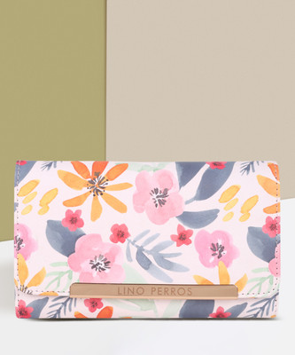 LINO PERROS Women Casual Multicolor Artificial Leather Wallet(8 Card Slots)
