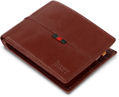 Jaxer Men Casual, Formal Brown Artificial Leather Wallet(6 Card Slots)