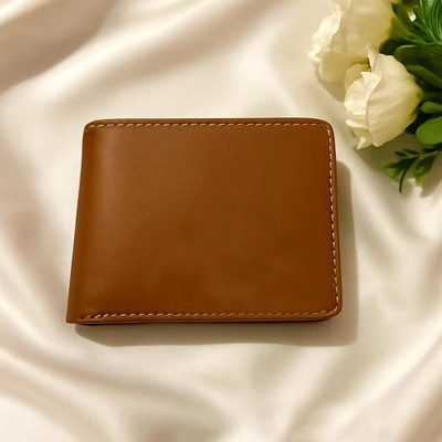 VenussVault Men Casual, Ethnic, Evening/Party, Formal, Travel, Trendy Brown Artificial Leather, Genuine Leather Wallet(5 Card Slots)
