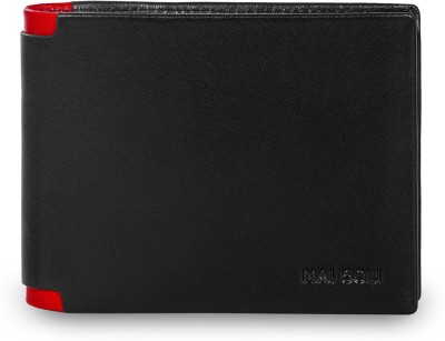 Mai Soli Men Casual, Formal Red Genuine Leather Wallet(4 Card Slots)