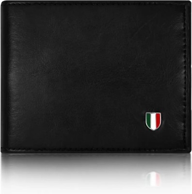 FANAN Men Casual, Formal, Trendy Black Artificial Leather Wallet(6 Card Slots)