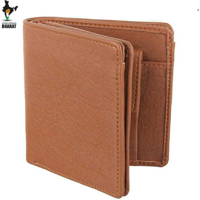 zaphod Men Casual Tan Artificial Leather Wallet(5 Card Slots)