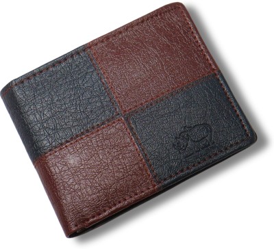 Strong Horns Men Casual, Travel, Trendy Brown, Black Artificial Leather Wallet(5 Card Slots)