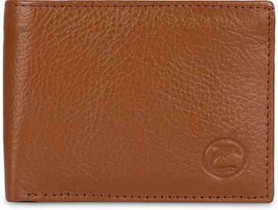 DOLPHIN GLOBAL Men Casual, Formal, Travel Tan Genuine Leather Wallet(6 Card Slots)