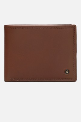 VAN HEUSEN Men Casual Brown Genuine Leather Wallet(6 Card Slots)