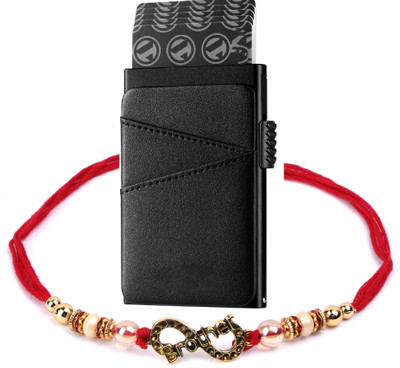 VOGARD Men & Women Trendy Black Aluminium Card Holder(9 Card Slots)