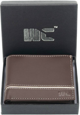 WOCO Men Formal, Casual Brown Genuine Leather Wallet(6 Card Slots)