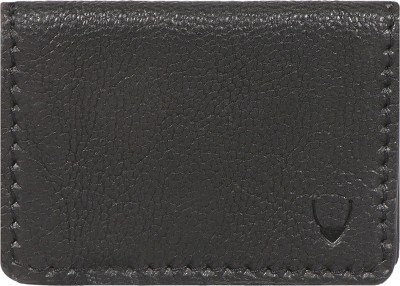 HIDESIGN Men Casual Black Genuine Leather Card Holder(3 Card Slots)