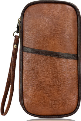 HVH WORLD Men & Women Travel Tan Artificial Leather Wallet(9 Card Slots)