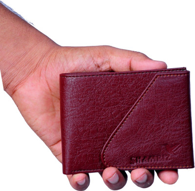 SHAMRIZ Men Brown Artificial Leather Wallet(7 Card Slots)