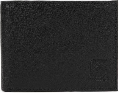 WOODLAND Men Casual Black Genuine Leather Wallet(3 Card Slots)