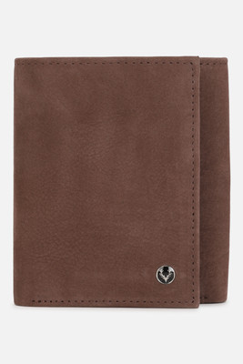 Allen Solly Men Casual Brown Genuine Leather Wallet(6 Card Slots)