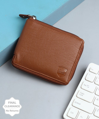 SAMTROH Men Casual, Ethnic, Evening/Party, Formal, Travel, Trendy Tan Artificial Leather Wallet(4 Card Slots)