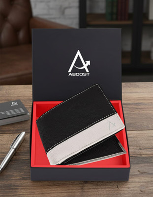 ABOOST Men Casual, Ethnic, Trendy, Evening/Party Multicolor Genuine Leather Wallet(8 Card Slots)