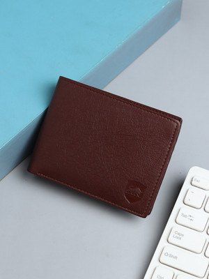 SAMTROH Men Casual Brown Artificial Leather Wallet(8 Card Slots)