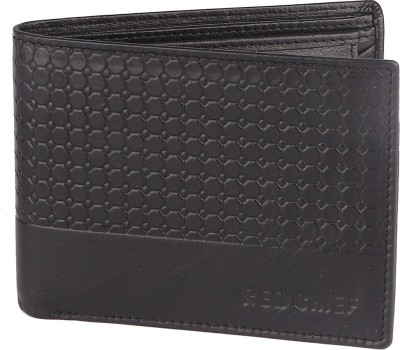 RED CHIEF Men Casual, Formal, Trendy, Evening/Party Black Genuine Leather Wallet(5 Card Slots)