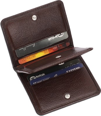 InfiniTrenz Men Formal Black Genuine Leather Money Clip(6 Card Slots)