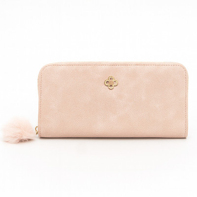 TERMINAX Women Beige Artificial Leather Wallet(4 Card Slots)