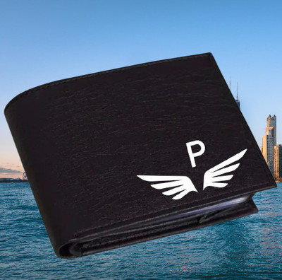 KEYUR Men Casual Black Artificial Leather Wallet(10 Card Slots)