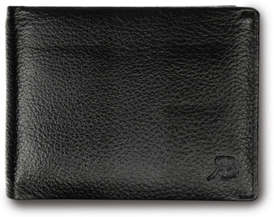 Rich Born Men Formal Black Genuine Leather Wallet(8 Card Slots)