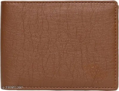 OODI Men Brown Artificial Leather Wallet(7 Card Slots)