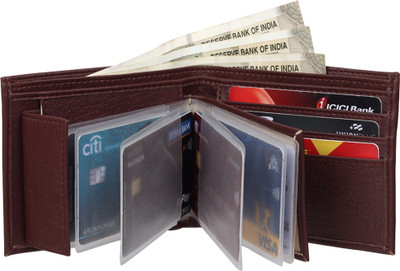 Wildedge Men Casual Brown Artificial Leather Wallet(6 Card Slots)