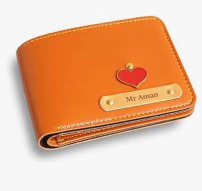 KEYUR Men Casual Tan Artificial Leather Wallet(2 Card Slots)