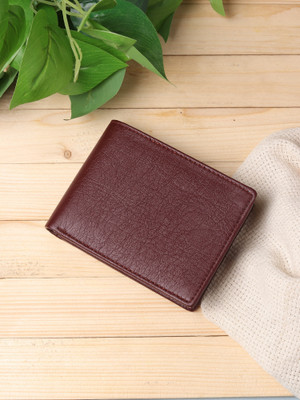 WALLETIN Men Casual Brown Artificial Leather Wallet(8 Card Slots)