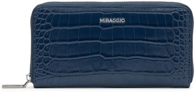 Miraggio Women Blue Artificial Leather Wallet(4 Card Slots)