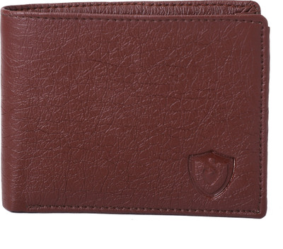 Keviv Men Brown Artificial Leather Wallet(7 Card Slots)