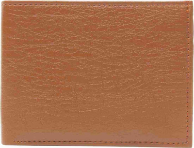 ESTILO FLEM Men Casual Tan Artificial Leather Wallet(10 Card Slots)