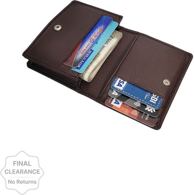 Raze Gaze 4 Card Holder(Set of 1, Brown)