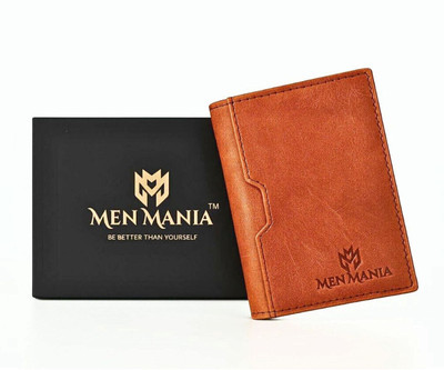 Men Mania Men Trendy, Casual, Travel, Formal, Evening/Party, Ethnic Tan Genuine Leather Wallet(12 Card Slots)