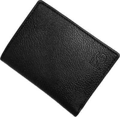 HIDEFLIX Men Black Artificial Leather Card Holder(8 Card Slots)
