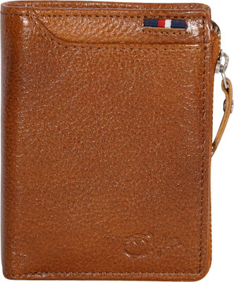 Kan Men Brown Genuine Leather Wallet(6 Card Slots)