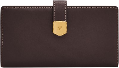 FOSSIL Women Casual Brown Genuine Leather Wallet