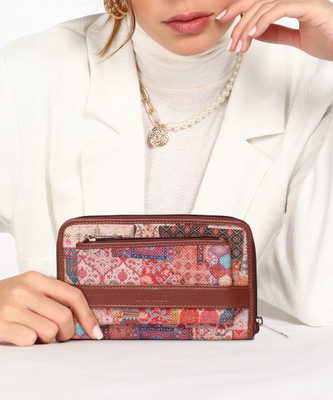 ZOUK Women Casual Multicolor Jute Wallet(4 Card Slots)