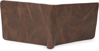 TAQWA Men Trendy Tan Artificial Leather Wallet(11 Card Slots)