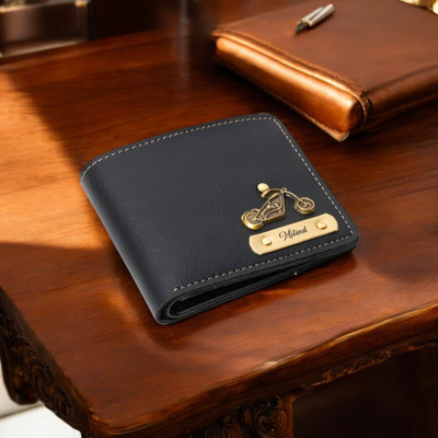 Navya Royal Art Men Casual, Formal, Evening/Party, Formal, Trendy Black Artificial Leather, Genuine Leather Wallet(5 Card Slots)