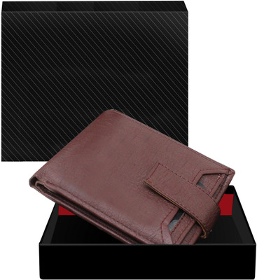 PARTH ENTERPRISE Men Casual, Evening/Party, Formal Maroon Artificial Leather Wallet(7 Card Slots)