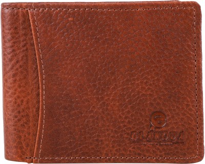 Glamoda Men Casual, Ethnic, Evening/Party, Formal, Travel, Trendy Tan Genuine Leather Wallet(6 Card Slots)