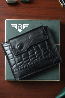 Bounty Craze Men Casual, Formal, Trendy, Ethnic Black Genuine Leather Wallet(3 Card Slots)