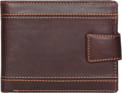 Leatherman Fashion Men Casual, Evening/Party, Travel Brown Genuine Leather Wallet(8 Card Slots)