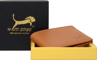 Wildedge Men Casual Tan Artificial Leather Wallet(6 Card Slots)