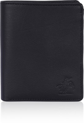 Bull Rider Men Formal, Travel, Trendy Black Genuine Leather Wallet(12 Card Slots)