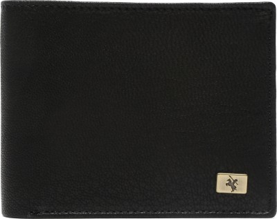 CANTABIL Men Casual Black Genuine Leather Wallet(6 Card Slots)