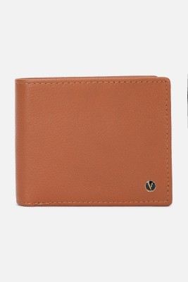 VAN HEUSEN Men Formal Brown Genuine Leather Wallet(1 Card Slot)