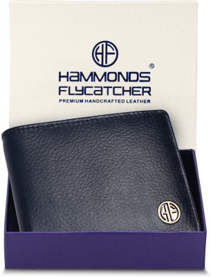 Hammonds Flycatcher Men Casual, Formal, Evening/Party, Travel, Trendy Blue Genuine Leather Wallet(5 Card Slots)