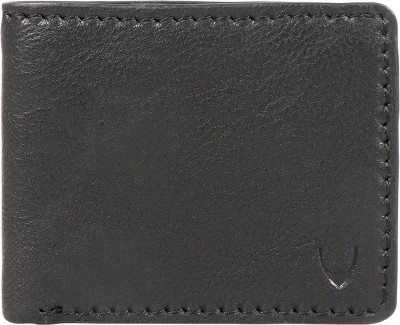 HIDESIGN Men Casual Black Genuine Leather Wallet(6 Card Slots)